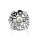 סטלה טבעת מכסף עם אבני חן